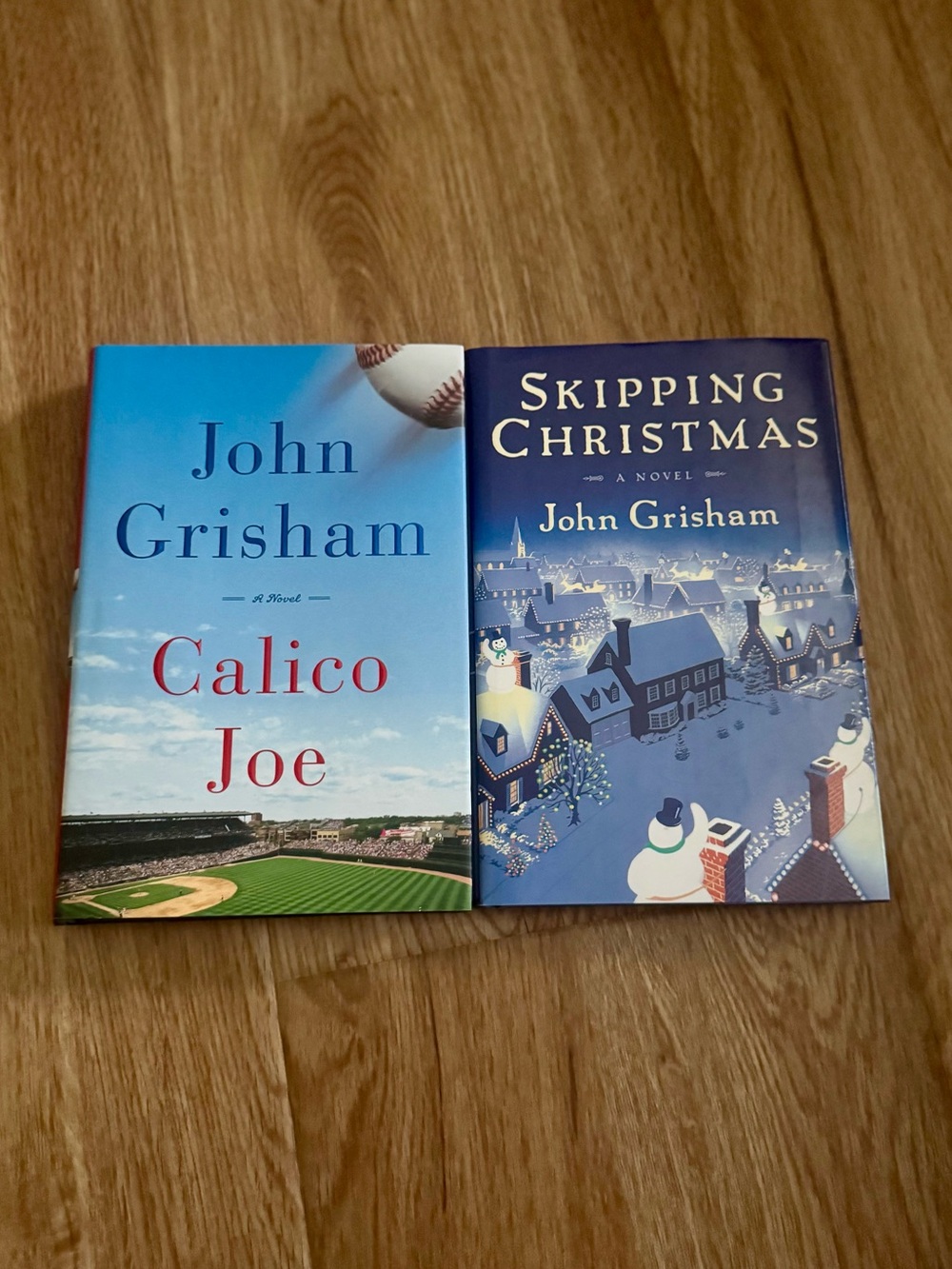 John Grisham Hardcover Book Bundle Skipping Christmas & Joe Calico 1st Edition
